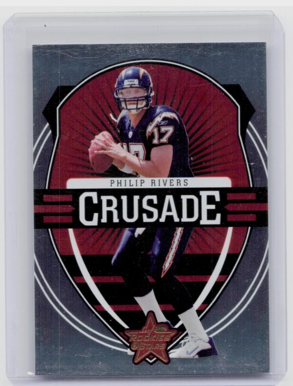 2006 Leaf Rookies & Stars Philip Rivers /1000 #C-11 Chargers Crusade Red