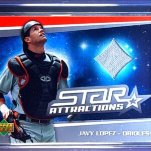 2006 Upper Deck Javy Lopez MEM #SA-JL Orioles Star Attractions Materials