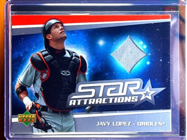 2006 Upper Deck Javy Lopez MEM #SA-JL Orioles Star Attractions Materials