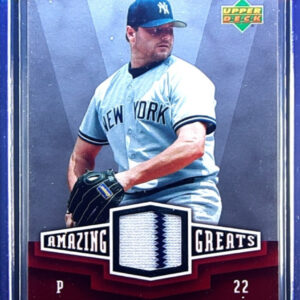 2006 Upper Deck Roger Clemens MEM #AG-RC Astros Amazing Greats Materials