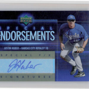 2006 Upper Deck Special F/X Justin Huber AU #SE-JU Royals Special Endorsements