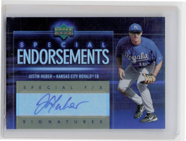 2006 Upper Deck Special F/X Justin Huber AU #SE-JU Royals Special Endorsements