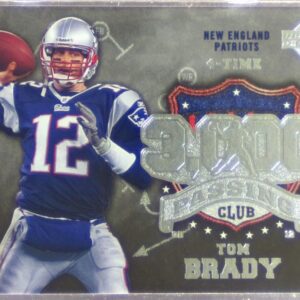 2006 Upper Deck Tom Brady #3KP-TB Patriots 3000 Yard Passing Club