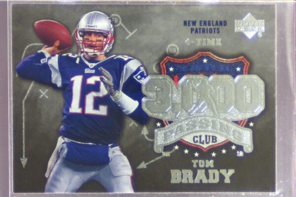 2006 Upper Deck Tom Brady #3KP-TB Patriots 3000 Yard Passing Club