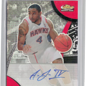 2007-08 Finest Acie Law IV AU #95 Hawks Rookie Autographs Refractors