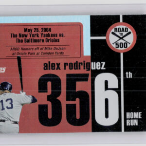 2007 Bowman Heritage Alex Rodriguez #ARHR356 Yankees Alex Rodriguez: Road to 500