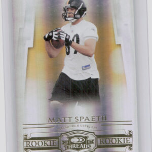 2007 Donruss Threads Matt Spaeth RC SN999 #192 Steelers