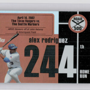 2007 Topps Chrome Alex Rodriguez #ARHR244 Rangers Alex Rodriguez: Road to 500