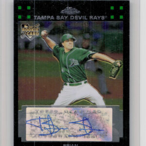 2007 Topps Chrome Brian Stokes AU #341 Rays