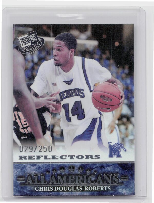 2008-09 Press Pass Chris Douglas-Roberts Reflectors /250 #51 Tigers