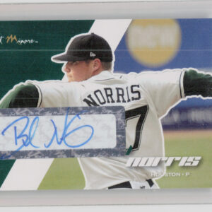 2008 Just Autographs Bud Norris AU #52 Astros Signatures