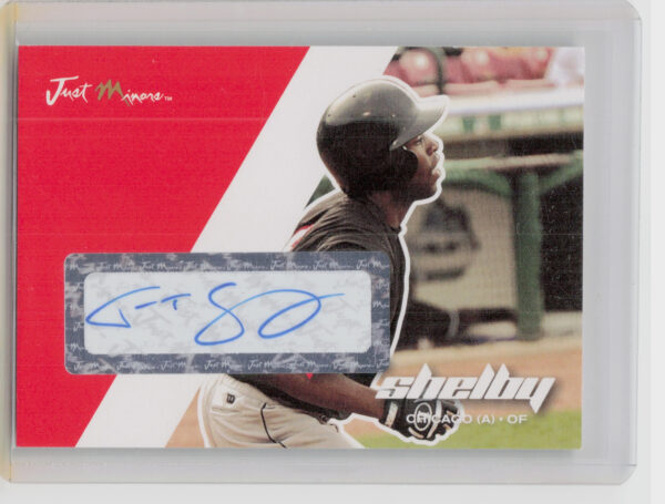 2008 Just Autographs John Shelby AU #66 Sox Signatures