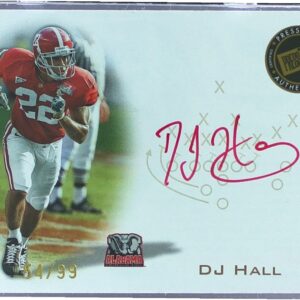 2008 Press Pass DJ Hall Auto /99 RC #PPS-DH Tide Autographs Gold