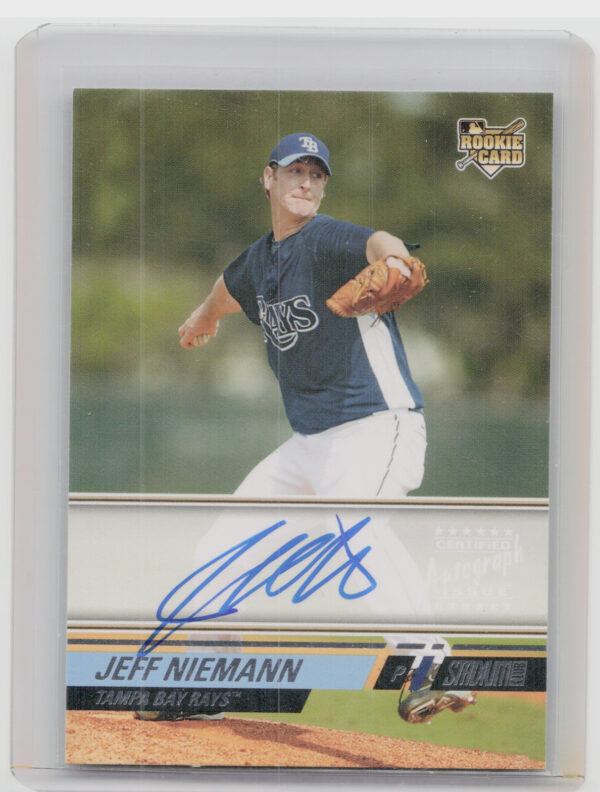 2008 Stadium Club Jeff Niemann AU #159 Rays