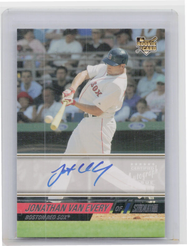 2008 Stadium Club Jonathan Van Every AU RC #153 Sox