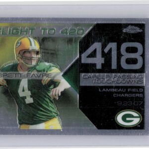2008 Topps Chrome Brett Favre #BFC-418 Packers Brett Favre Collection