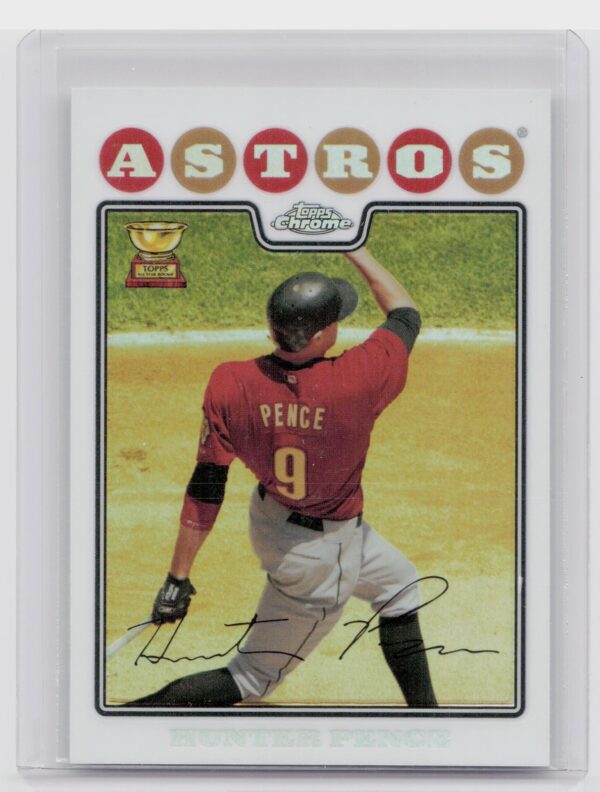 2008 Topps Chrome Hunter Pence Refractors #65 Astros