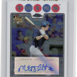 2008 Topps Chrome Matt Tolbert AU RC #235 Twins