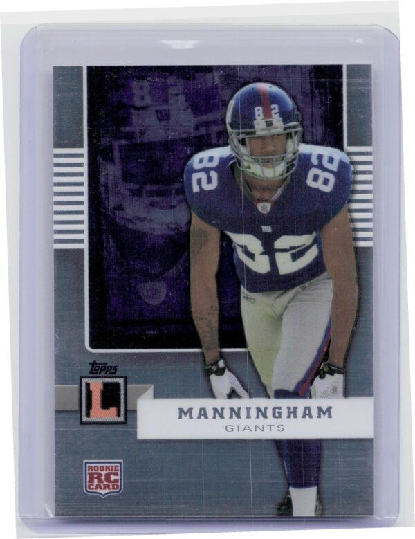 2008 Topps Letterman Mario Manningham /419 RC #77 Giants