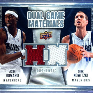 2009-10 Upper Deck Dirk Nowitzki / Josh Howard MEM #DG-NH Mavericks Dual Game Ma