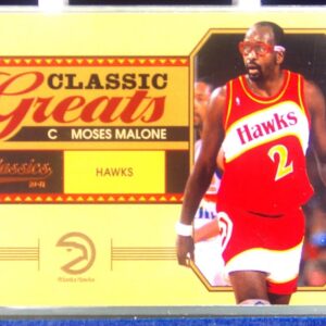2010-11 Classics Moses Malone /250 #30 Hawks Classic Greats Silver
