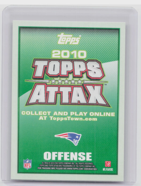 2010 Topps Attax Tom Brady #NNO Patriots Code Cards - Image 3