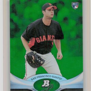 2011 Bowman Platinum Brandon Belt Emerald #52 Giants