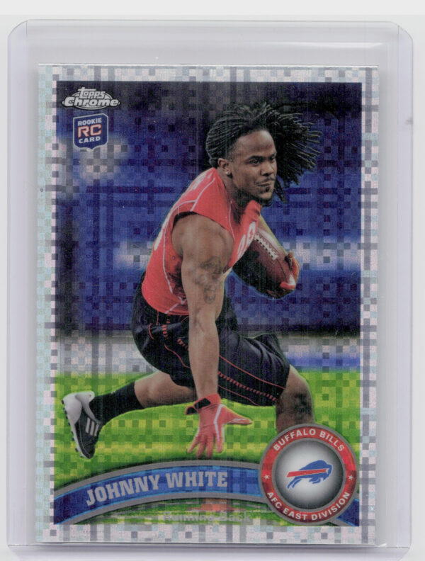 2011 Topps Chrome Johnny White Xfractors #35 Bills