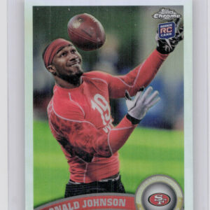 2011 Topps Chrome Ronald Johnson Refractors #204 49ers