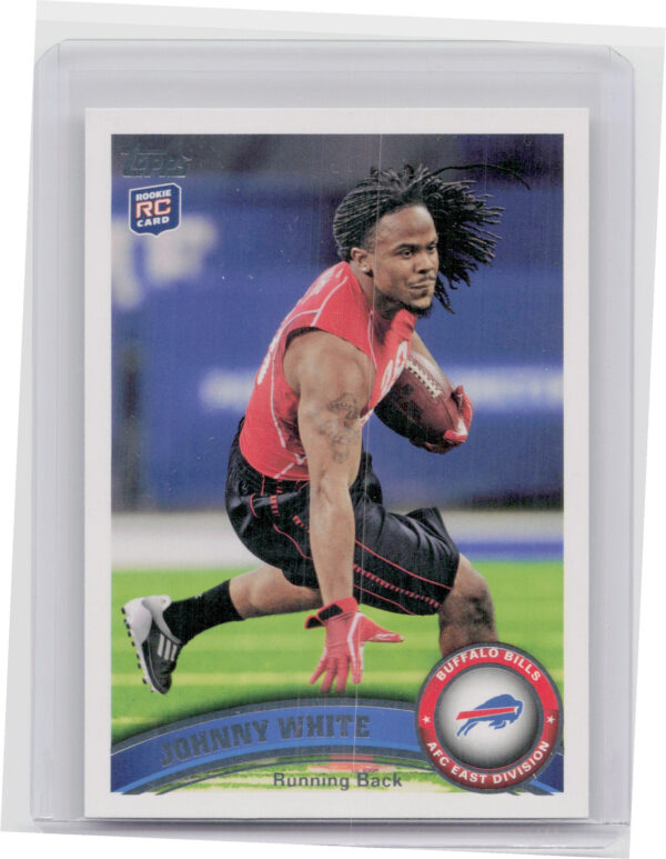 2011 Topps Johnny White RC #399 Bills
