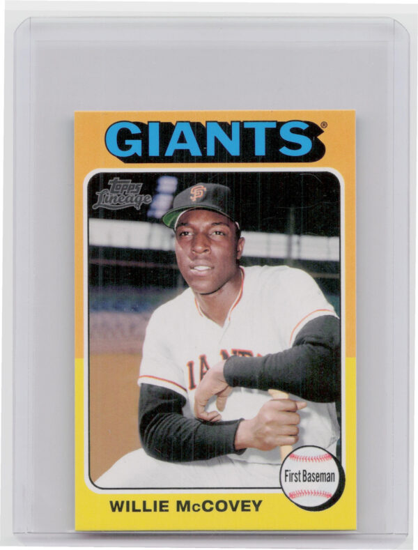2011 Topps Lineage Willie McCovey 1975 Mini #192 Giants
