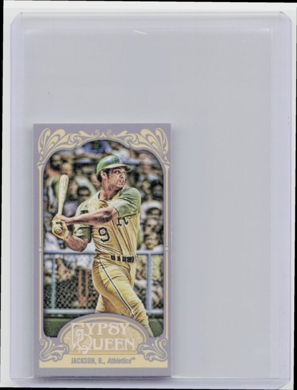 2012 Gypsy Queen Reggie Jackson Mini Gypsy Queen Back #294 Athletics