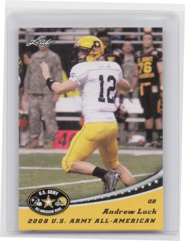 2012 Leaf U.S. Army Andrew Luck US Army All American Bowl #AAB-AL1 Stanford