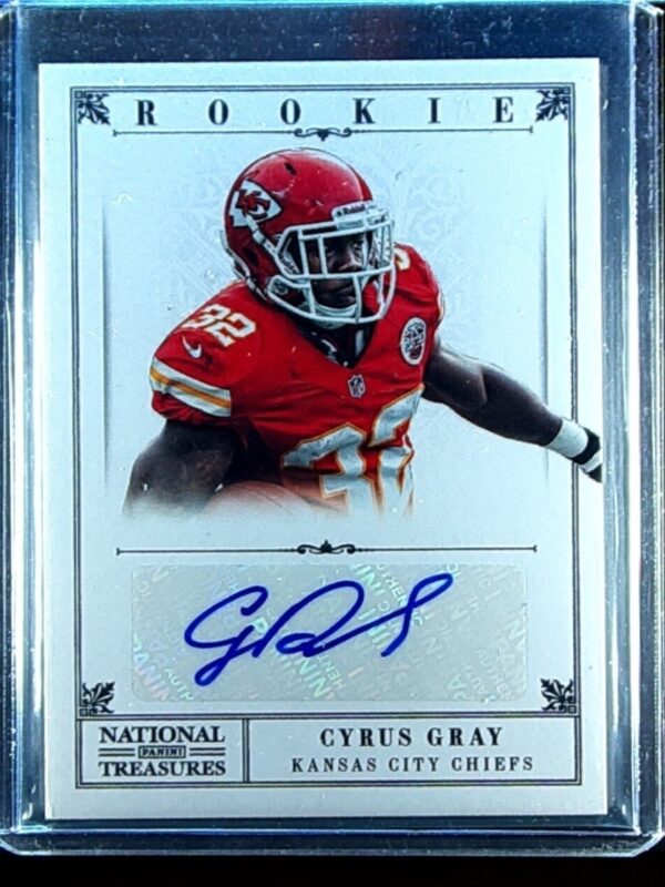 2012 NT Cyrus Gray AUTO RC /99 #222 Chiefs