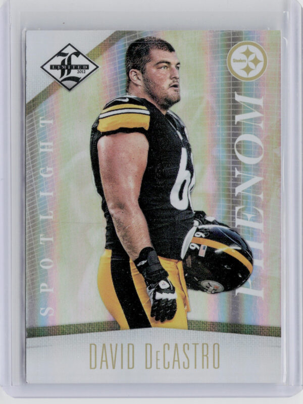 2012 Panini Limited David DeCastro Gold Spotlight #165 Steelers
