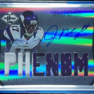 2012 Panini Limited Jarius Wright SN299 #234 Vikings Rookie Material Phenom Auto