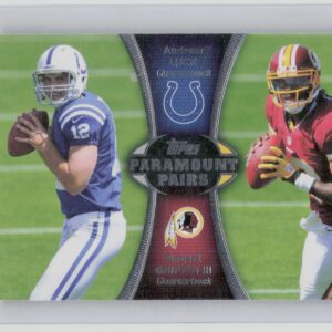 2012 Topps Andrew Luck / Robert Griffin III #PA-LG Redskins Paramount Pairs