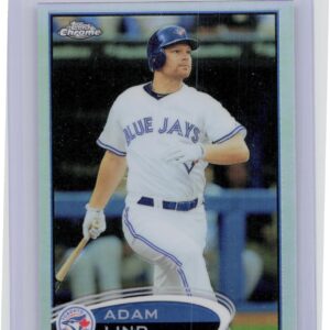 2012 Topps Chrome Adam Lind Refractors #105 Jays