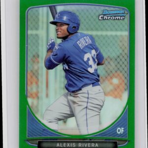 2013 Bowman Chrome Alexis Rivera #BCP141 Royals Prospects Green Refractors