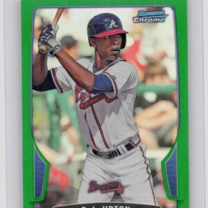 2013 Bowman Chrome B.J. Upton Green Refractors #142 Braves