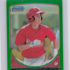 2013 Bowman Chrome Carlos Tocci #BCP165 Phillies Prospects Green Refractors