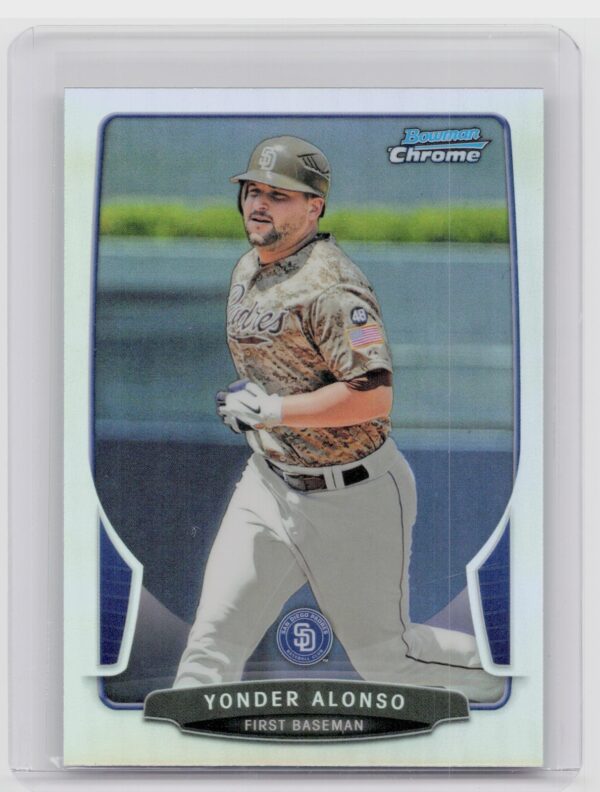 2013 Bowman Chrome Yonder Alonso Refractors #22 Padres
