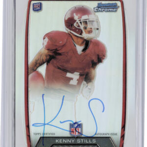 2013 Bowman Kenny Stills AU #RCRA-KS Sooners Chrome Rookie Autographs Refractors