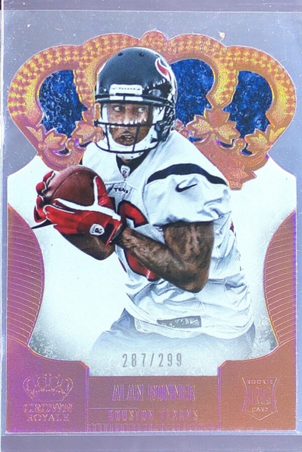 2013 Crown Royale Alan Bonner Bronze Holo (Die Cut Crown) /299 RC #103 Texans