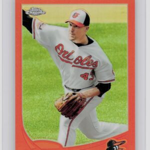 2013 Topps Chrome Jim Johnson Orange Refractors #36 Orioles