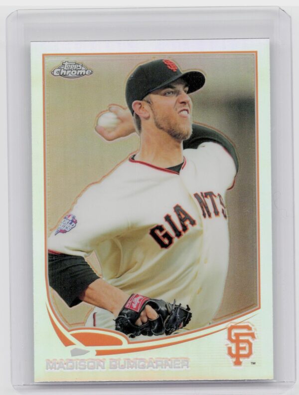 2013 Topps Chrome Madison Bumgarner Refractors #37 Giants
