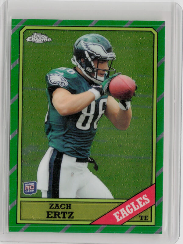 2013 Topps Chrome Zach Ertz #6 Eagles 1986