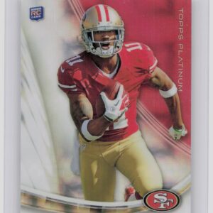 2013 Topps Platinum Quinton Patton RC #113 49ers