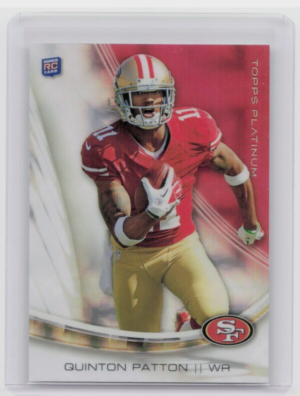 2013 Topps Platinum Quinton Patton RC #113 49ers