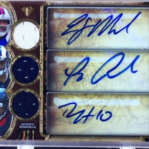 2013 Triple Threads Manuel / Austin / DeAndre Hopkins Auto /9 JSY RC